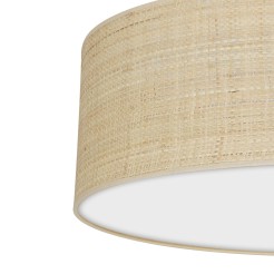 Lampa sufitowa MARSHALL WHITE / RATTAN 3xE27 MLP7489