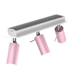 Lampa sufitowa PRESTON PINK/WHITE 3x mini GU10 MLP7628