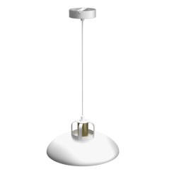 Lampa wisząca FELIX WHITE/GOLD 1xE27 MLP7704