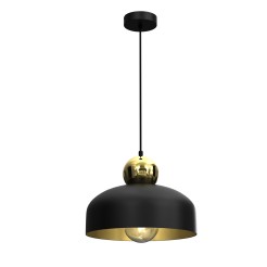 Lampa Wisząca HARALD GOLD/BLACK 1xE27 MLP7244