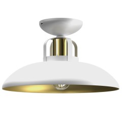 Lampa sufitowa FELIX WHITE/GOLD 1xE27 MLP7703