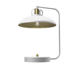 Lampka biurkowa FELIX WHITE/GOLD 1xE27 MLP7706