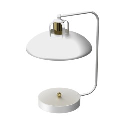 Lampka biurkowa FELIX WHITE/GOLD 1xE27 MLP7706