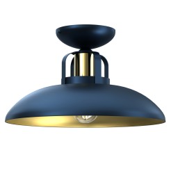 Lampa sufitowa FELIX NAVY BLUE/GOLD 1xE27 MLP7713