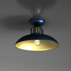 Lampa sufitowa FELIX NAVY BLUE/GOLD 1xE27 MLP7713