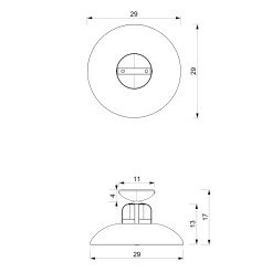 Lampa sufitowa FELIX GREEN/GOLD 1xE27 MLP7708