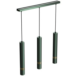 Lampa wisząca JOKER GREEN/GOLD 3xGU10 MLP7721