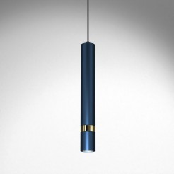 Lampa wisząca JOKER NAVY BLUE/GOLD 1xGU10 MLP7725