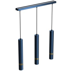 Lampa wisząca JOKER NAVY BLUE/GOLD 3xGU10 MLP7726