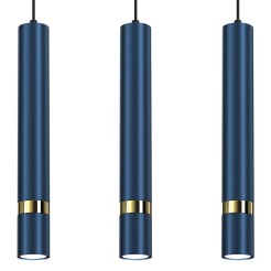Lampa wisząca JOKER NAVY BLUE/GOLD 3xGU10 MLP7726