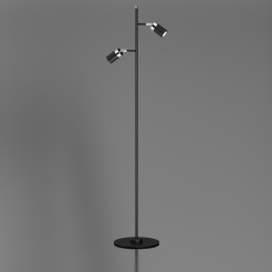 Lampa podłogowa JOKER BLACK/CHROME 1xGU10 MLP7750