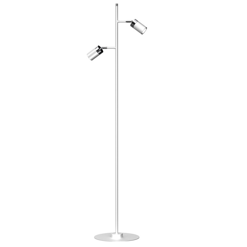 Lampa podłogowa JOKER WHITE/CHROME 1xGU10 MLP7752