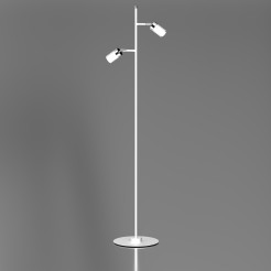 Lampa podłogowa JOKER WHITE/CHROME 1xGU10 MLP7752