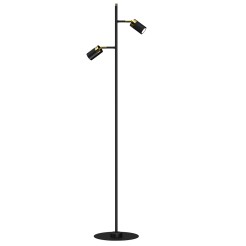 Lampa podłogowa JOKER BLACK/GOLD 1xGU10 MLP7535