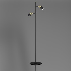 Lampa podłogowa JOKER BLACK/GOLD 1xGU10 MLP7535