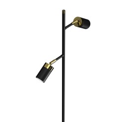 Lampa podłogowa JOKER BLACK/GOLD 1xGU10 MLP7535