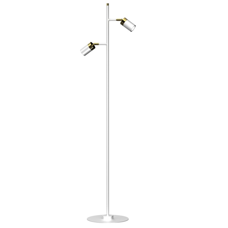 Lampa podłogowa JOKER WHITE/GOLD 1xGU10 MLP7537