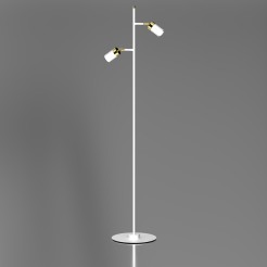 Lampa podłogowa JOKER WHITE/GOLD 1xGU10 MLP7537