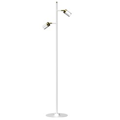 Lampa podłogowa JOKER WHITE/GOLD 1xGU10 MLP7537