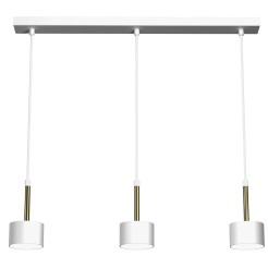 Lampa wisząca ARENA WHITE/GOLD 3xGX53 MLP7755