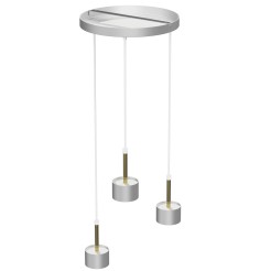 Lampa wisząca ARENA WHITE/GOLD 3xGX53 MLP7756