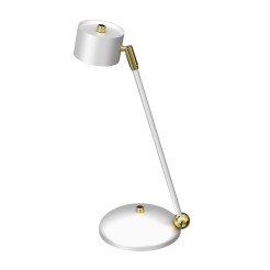Lampka biurkowa ARENA WHITE/GOLD 1xGX53 MLP7758