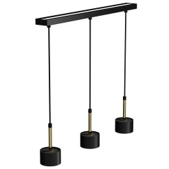 Lampa wisząca ARENA BLACK/GOLD 3xGX53 MLP7761