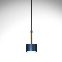 Lampa wisząca ARENA BLUE/GOLD 1xGX53 MLP7772