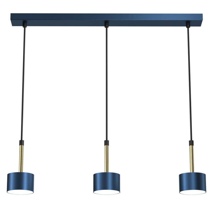 Lampa wisząca ARENA BLUE/GOLD 3xGX53 MLP7773