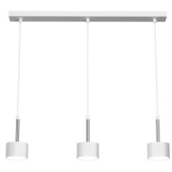 Lampa wisząca ARENA WHITE/SILVER 3xGX53 MLP7779