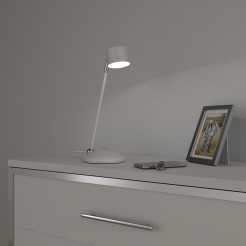 Lampka biurkowa ARENA WHITE/SILVER 1xGX53 MLP7782