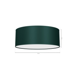 Lampa sufitowa VERDE GREEN Ø400mm 2xE27 MLP7876