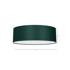 Lampa sufitowa VERDE GREEN Ø500mm 3xE27 MLP7877