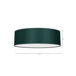 Lampa sufitowa VERDE GREEN Ø600mm 3xE27 MLP7878