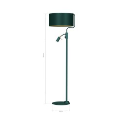 Lampa stojąca VERDE GREEN 1xE27 + 1x mini GU10 MLP7881