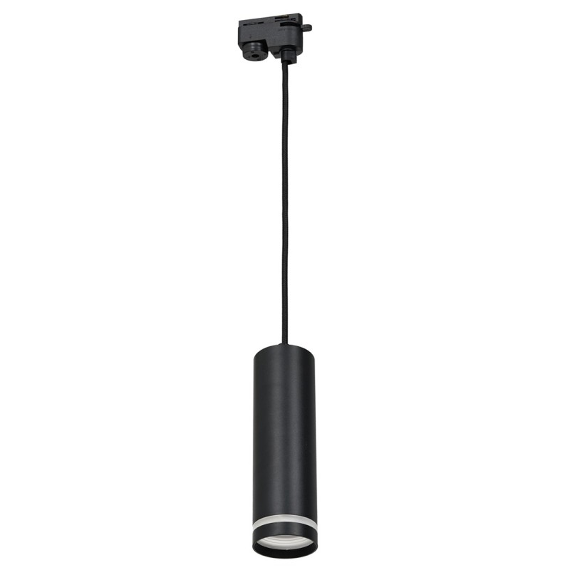 Pipe Ring Track Pendant Light Black 1xGU10 ML7673