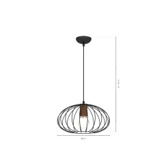 Lampa wisząca MERIDIANO 1xE27 MLP7959