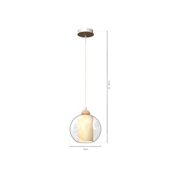 Lampa wisząca TELA 1xE27 fi20 MLP7955