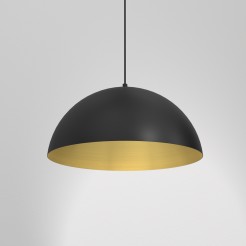 Lampa wisząca BETA BLACK/GOLD 1xE27 45cm MLP7973