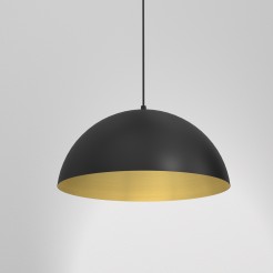 Lampa wisząca BETA BLACK/GOLD 1xE27 35cm MLP7896