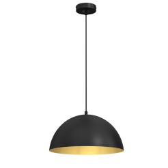 Lampa wisząca BETA BLACK/GOLD 1xE27 35cm MLP7896