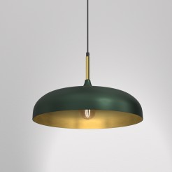 Lampa wisząca LINCOLN GREEN/GOLD 1xE27 MLP7900