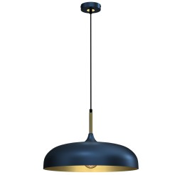 Lampa wisząca LINCOLN BLUE/GOLD 1xE27 MLP7901