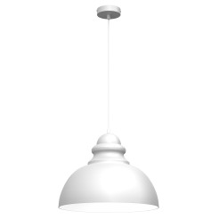 Lampa wisząca CORIN WHITE 1xE27 MLP7981