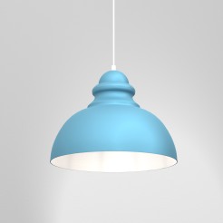 Lampa wisząca CORIN BLUE 1xE27 MLP7982