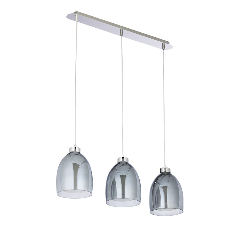 ROMA GRAPHITE LAMPA WISZĄCA 3 PŁ LISTWA  4477