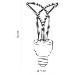 ŻARÓWKA LED 8W JH-DR-4 ,230 V,2200 K 3568