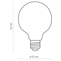 ŻARÓWKA G95 CLEAR 3571