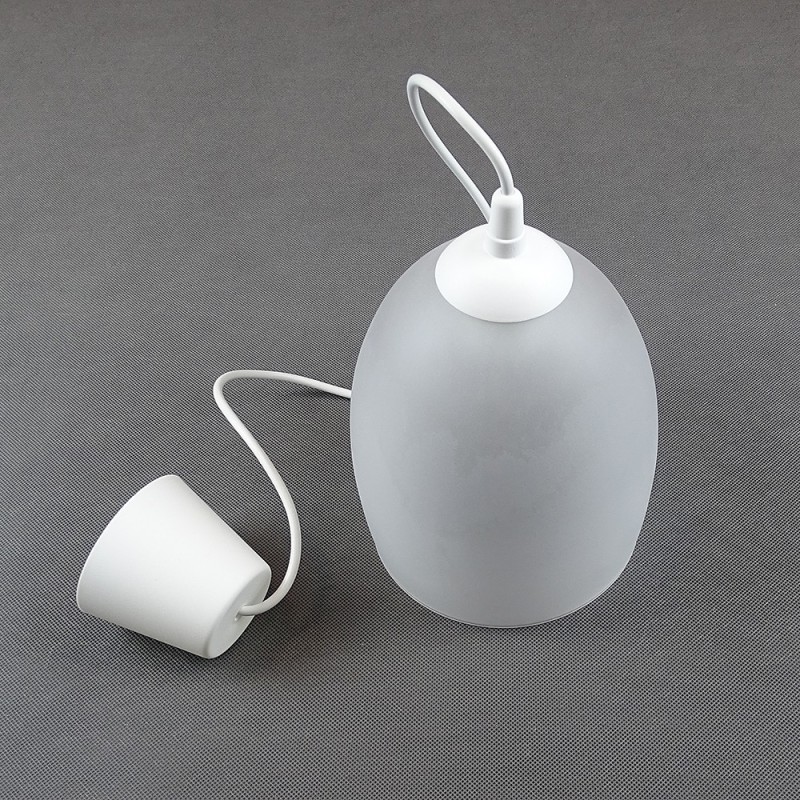 GLASS WHITE LAMPA WISZĄCA 1 PŁ 4495