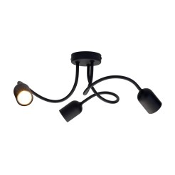 GRACJAN BLACK LAMPA SUFITOWA 3 PŁ GU 10 4395